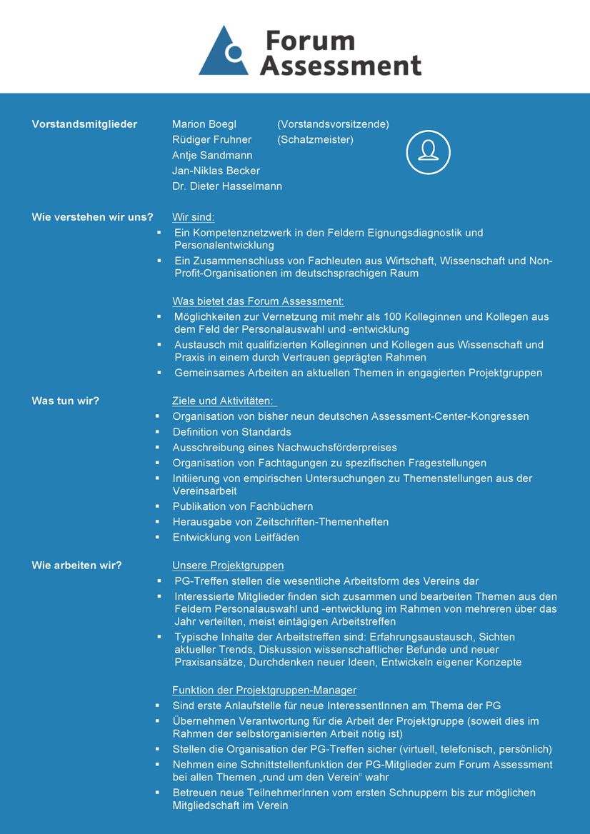 Forum Assessment Handout Interessenten Seite 1 826 x 1169